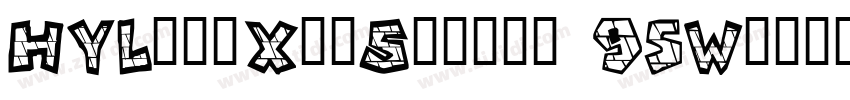 HYLingXinSquare 95W字体转换
